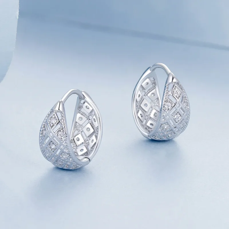 (kép) Pandora stílusú vintage csipke fülbevalók - BSE1035 - Megtekintés 3