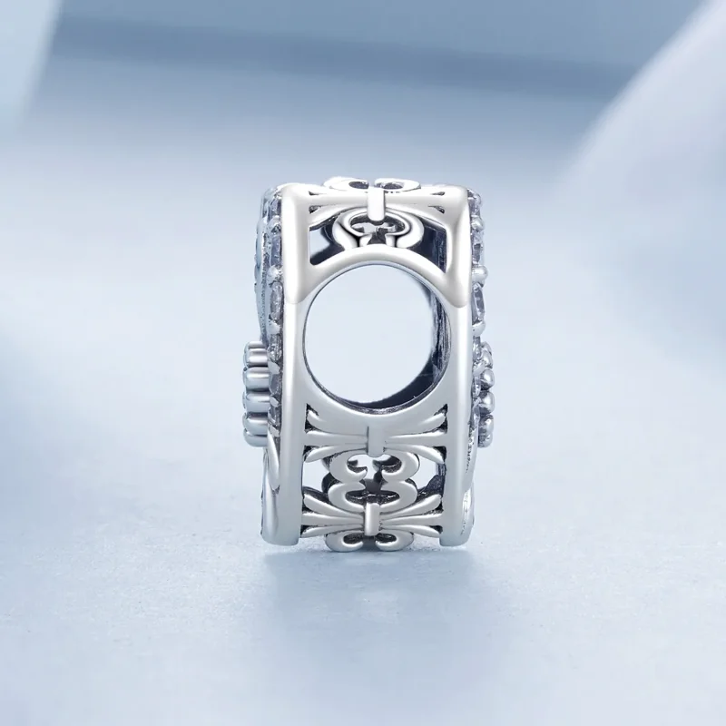 (kép) Pandora stílusú vintage írisz Charm - BSC1022 - Megtekintés 3