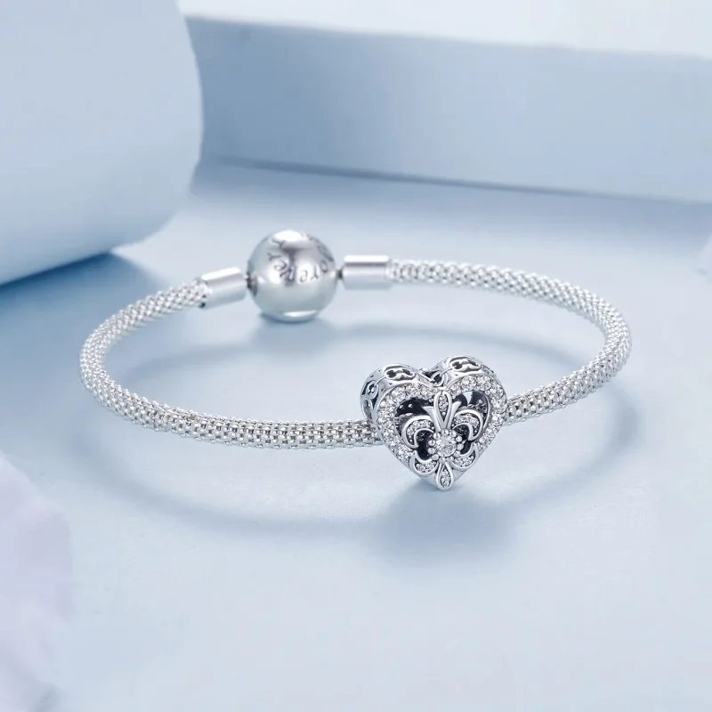 (kép) Pandora stílusú vintage írisz Charm - BSC1022 - Megtekintés 5