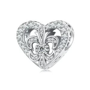 Pandora stílusú vintage írisz Charm - BSC1022 (kép) Pandora stílusú vintage írisz Charm - BSC1022