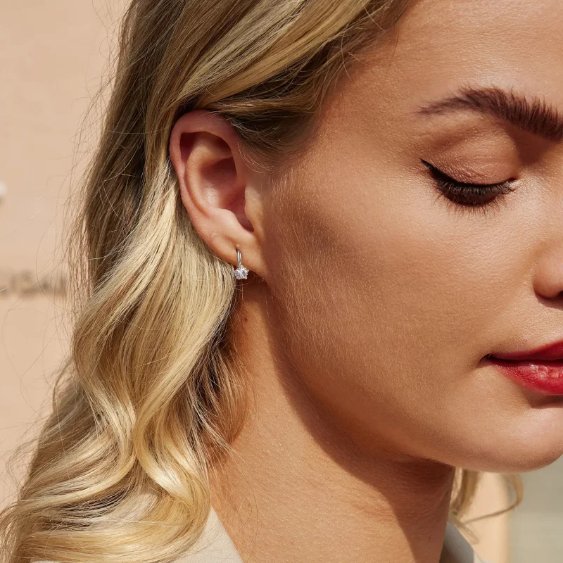 (kép) Pandora Stylez égi eleganciát és ragyogást Pandora stílusú csillag fülhorgokkal - Megtekintés 7