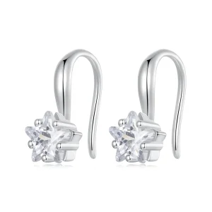 (kép) Pandora Stylez égi eleganciát és ragyogást Pandora stílusú csillag fülhorgokkal - BSE1028