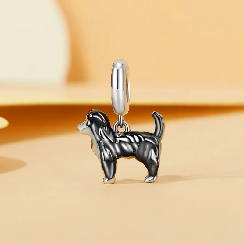 (kép) PANDORA stílusú Border Collie medál - SCC2836 - Megtekintés 2