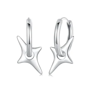 PANDORA stílusú csillagos fülbevaló - BSE1083 (kép) PANDORA stílusú csillagos fülbevaló - BSE1083