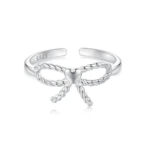 PANDORA stílusú fonott íjgyűrű - BSR583-E (kép) PANDORA stílusú fonott íjgyűrű - BSR583-E