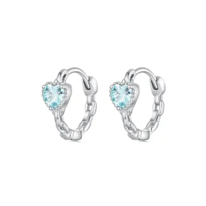 PANDORA stílusú Heart of the Sea fülbevaló - BSE1099 (kép) PANDORA stílusú Heart of the Sea fülbevaló - BSE1099