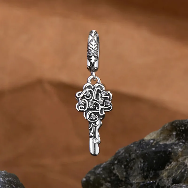 (kép) PANDORA stílusú Lucky Key medál - SCC2850 - Megtekintés 2