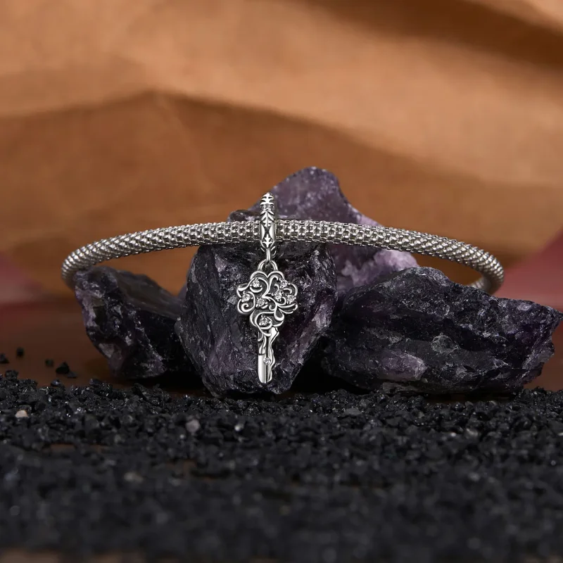 (kép) PANDORA stílusú Lucky Key medál - SCC2850 - Megtekintés 3