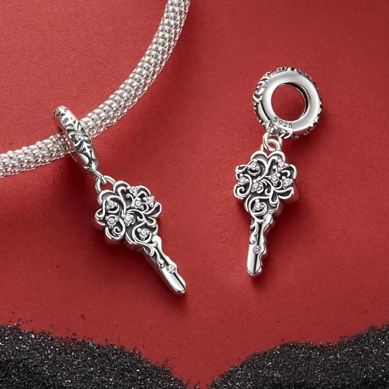 (kép) PANDORA stílusú Lucky Key medál - SCC2850 - Megtekintés 4