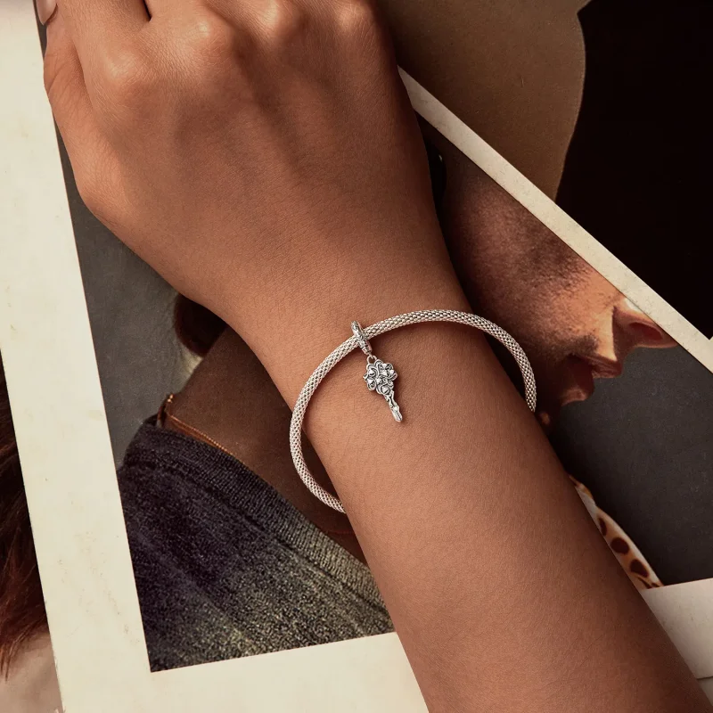 (kép) PANDORA stílusú Lucky Key medál - SCC2850 - Megtekintés 5