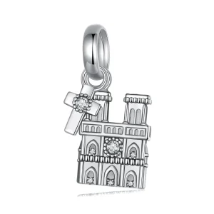 PANDORA stílusú Notre Dame de Paris medál - SCC2873 (kép) PANDORA stílusú Notre Dame de Paris medál - SCC2873