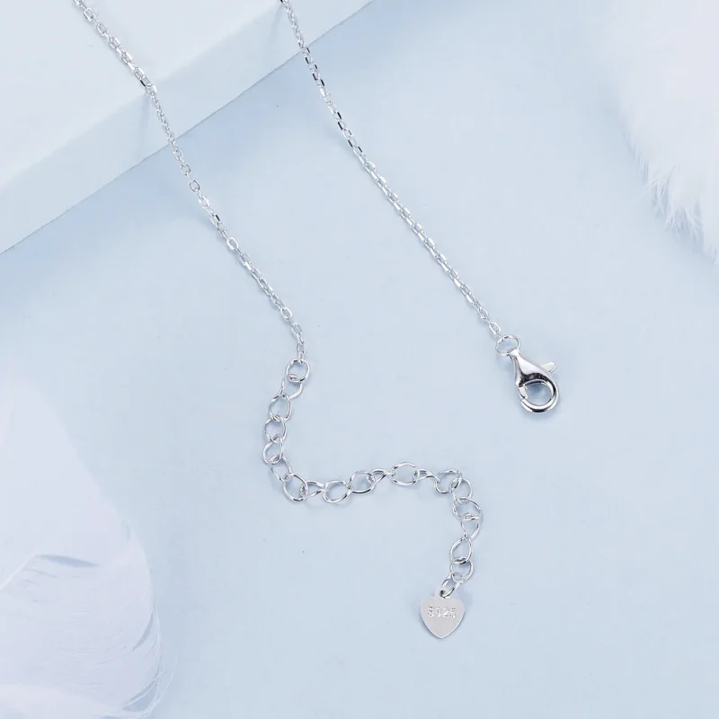 (kép) PANDORA stílusú Rose Butterfly nyaklánc - BSN396 - Megtekintés 4