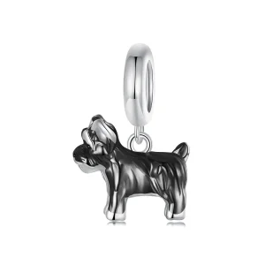 (kép) PANDORA stílusú Schnauzer medál - SCC2835