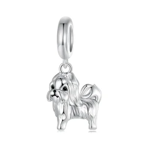 (kép) PANDORA stílusú Shih Tzu medál - SCC2834