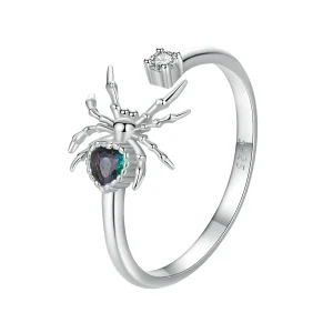 (kép) PANDORA stílusú Spider nyitott gyűrű - SCR1071-E