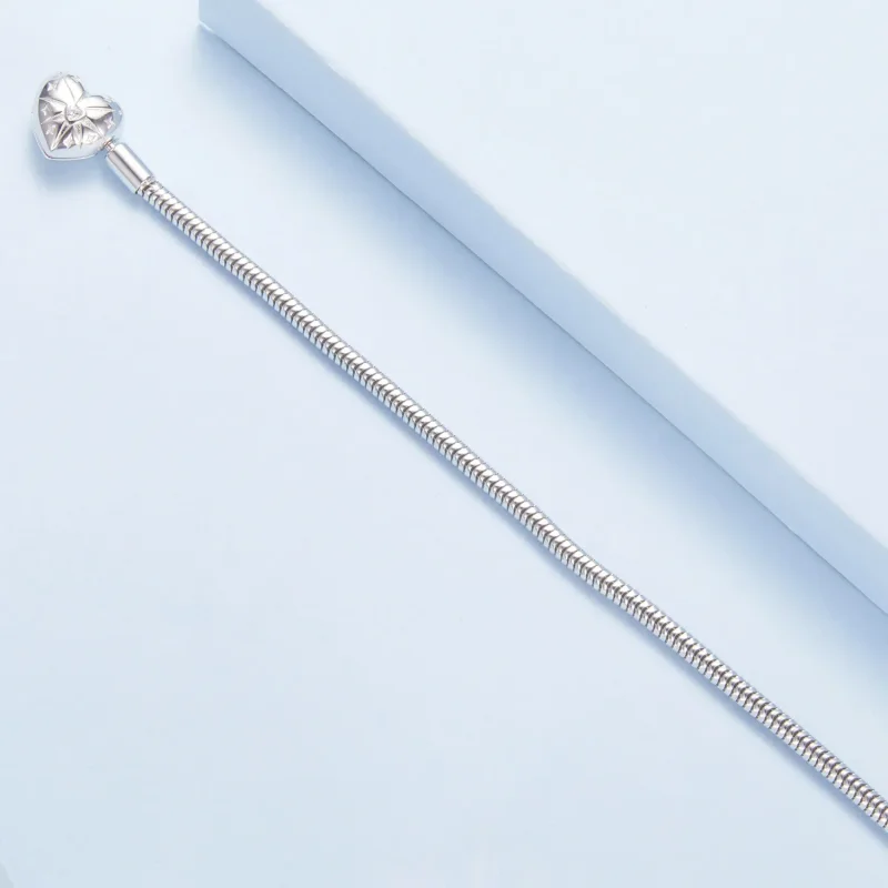 (kép) PANDORA stílusú Star Heart Basic karkötő - BSB196 - Megtekintés 6