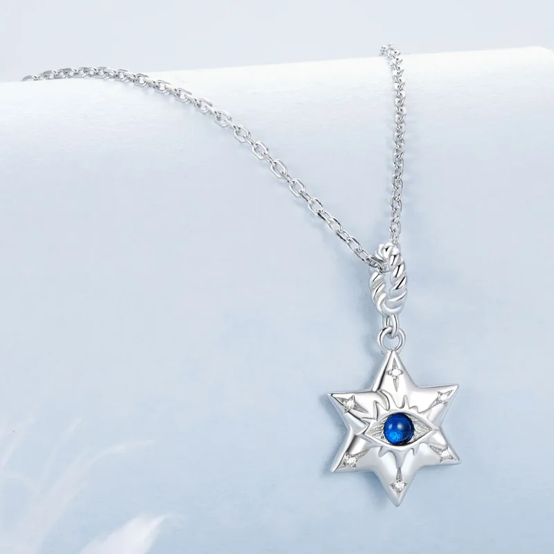 (kép) PANDORA stílusú Starburst Demon Eye nyaklánc - BSN397 - Megtekintés 2