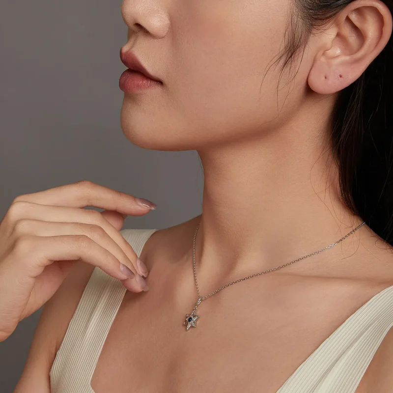 (kép) PANDORA stílusú Starburst Demon Eye nyaklánc - BSN397 - Megtekintés 8