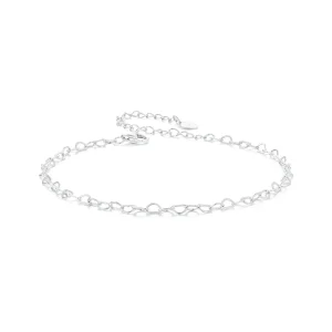 PANDORA stílusú szív bokalánc - BST007 (kép) PANDORA stílusú szív bokalánc - BST007