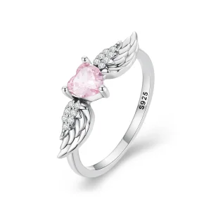 PANDORA stílusú szívszárnyú gyűrű - SCR874 (kép) PANDORA stílusú szívszárnyú gyűrű - SCR874