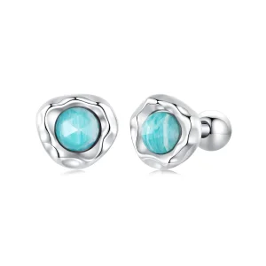 PANDORA Style Amazonite fülbevaló - BSE1056 (kép) PANDORA Style Amazonite fülbevaló - BSE1056