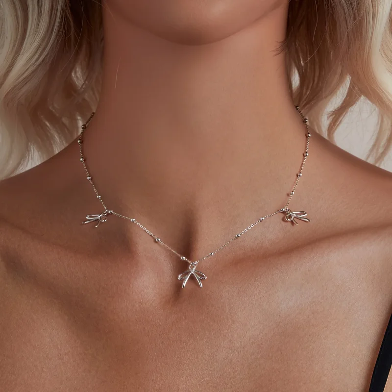 (kép) PANDORA Style Bow nyaklánc - SCN529 - Megtekintés 5