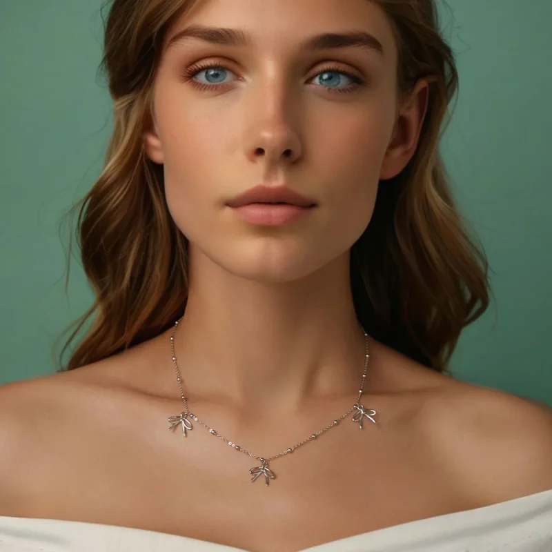 (kép) PANDORA Style Bow nyaklánc - SCN529 - Megtekintés 6