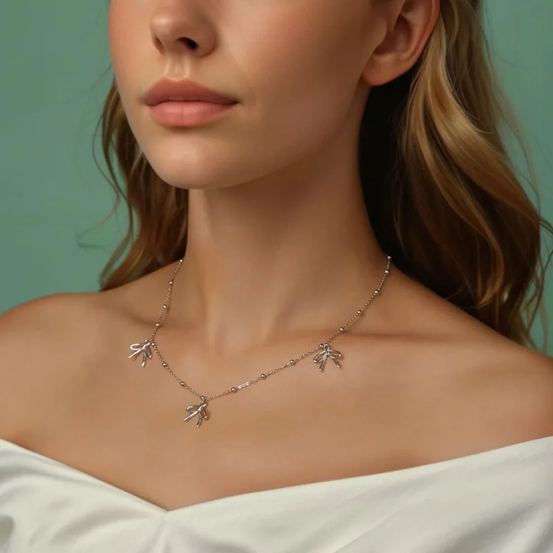 (kép) PANDORA Style Bow nyaklánc - SCN529 - Megtekintés 7