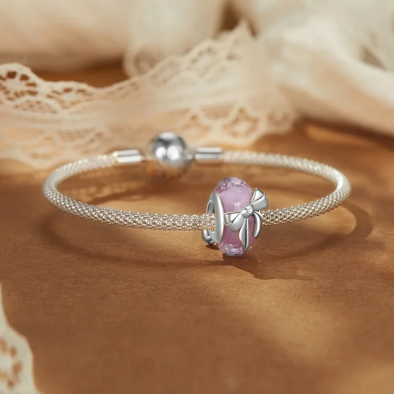 (kép) PANDORA Style Bowknot üveggyöngyök - BSC1057 - Megtekintés 5