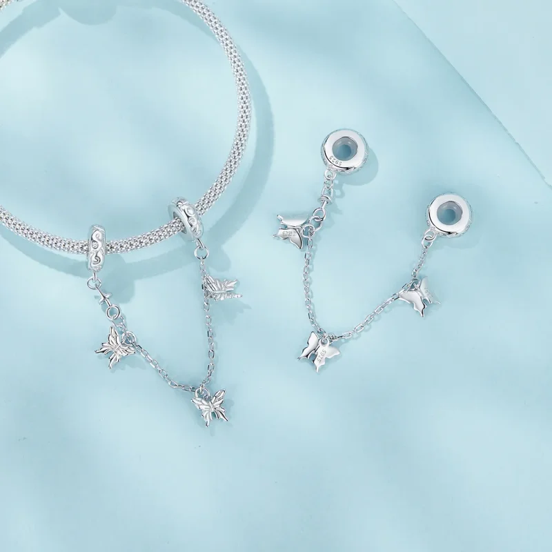 (kép) PANDORA Style Butterfly biztonsági lánc - SCC2829 - Megtekintés 4