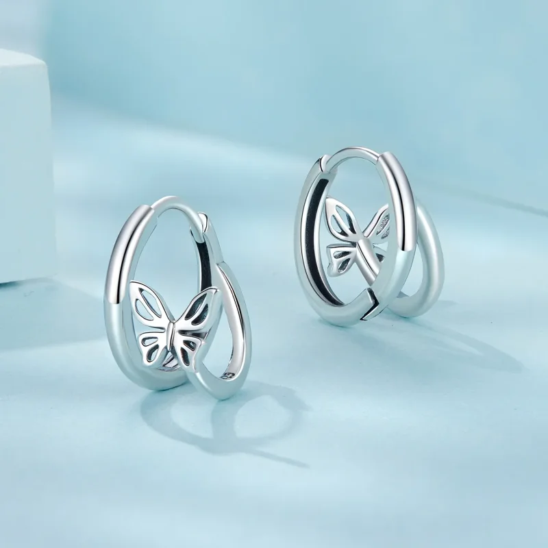 (kép) PANDORA Style Butterfly fülbevaló - SCE1766 - Megtekintés 3