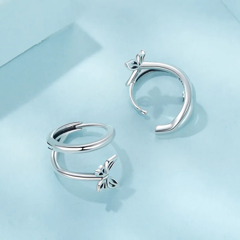 (kép) PANDORA Style Butterfly fülbevaló - SCE1766 - Megtekintés 4