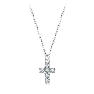 (kép) PANDORA Style Cross nyaklánc (egy tanúsítvánnyal) - MSN039