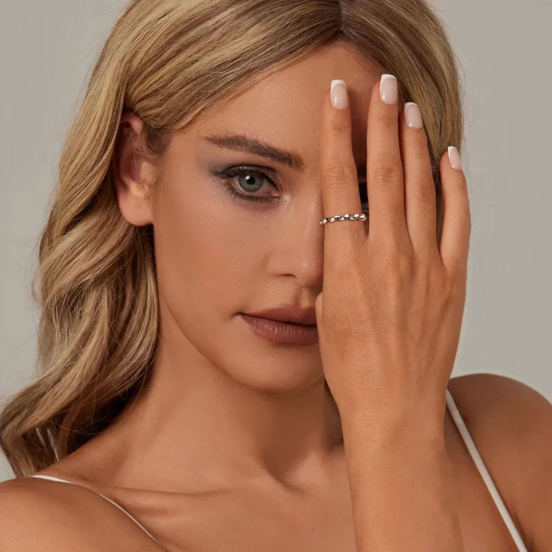 (kép) PANDORA Style csavart fémgyűrű - SCR1047 - Megtekintés 7
