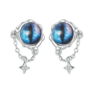 (kép) PANDORA Style Devil Eye fülbevaló - BSE1092