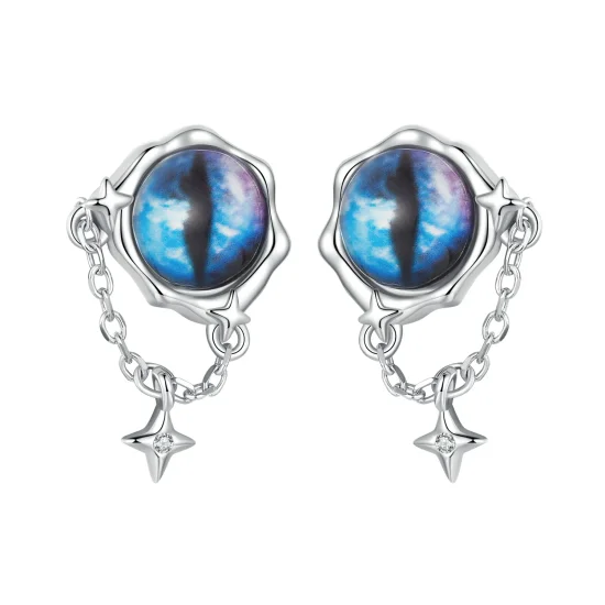 (kép) PANDORA Style Devil Eye fülbevaló - BSE1092