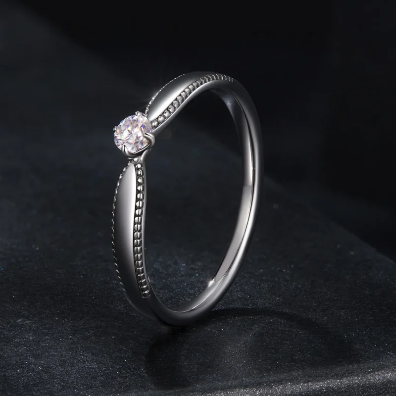(kép) PANDORA Style Exquisite csillogó gyűrű (egy tanúsítvány) - MSR062 - Megtekintés 2