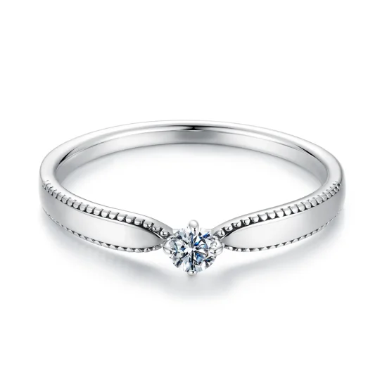 (kép) PANDORA Style Exquisite csillogó gyűrű (egy tanúsítvány) - MSR062