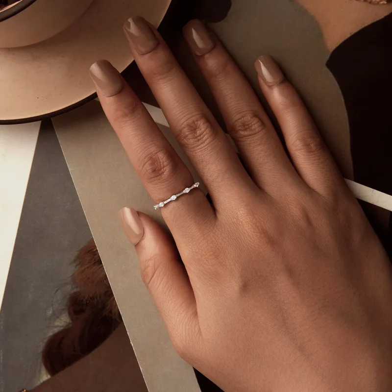 (kép) PANDORA Style Exquisite kis szimpla gyűrű - BSR576 - Megtekintés 4