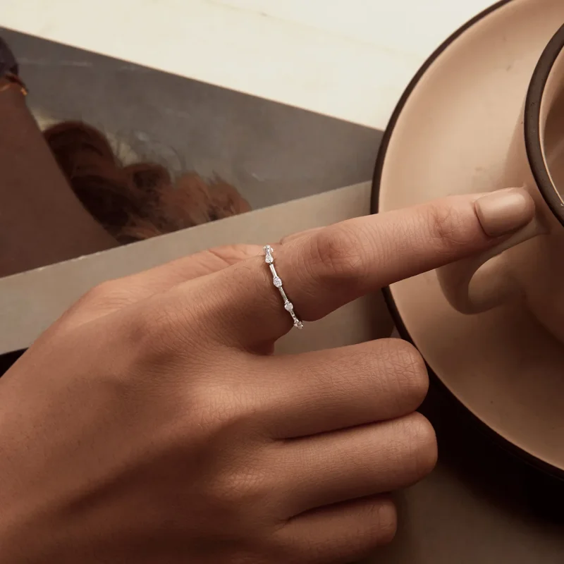 (kép) PANDORA Style Exquisite kis szimpla gyűrű - BSR576 - Megtekintés 5