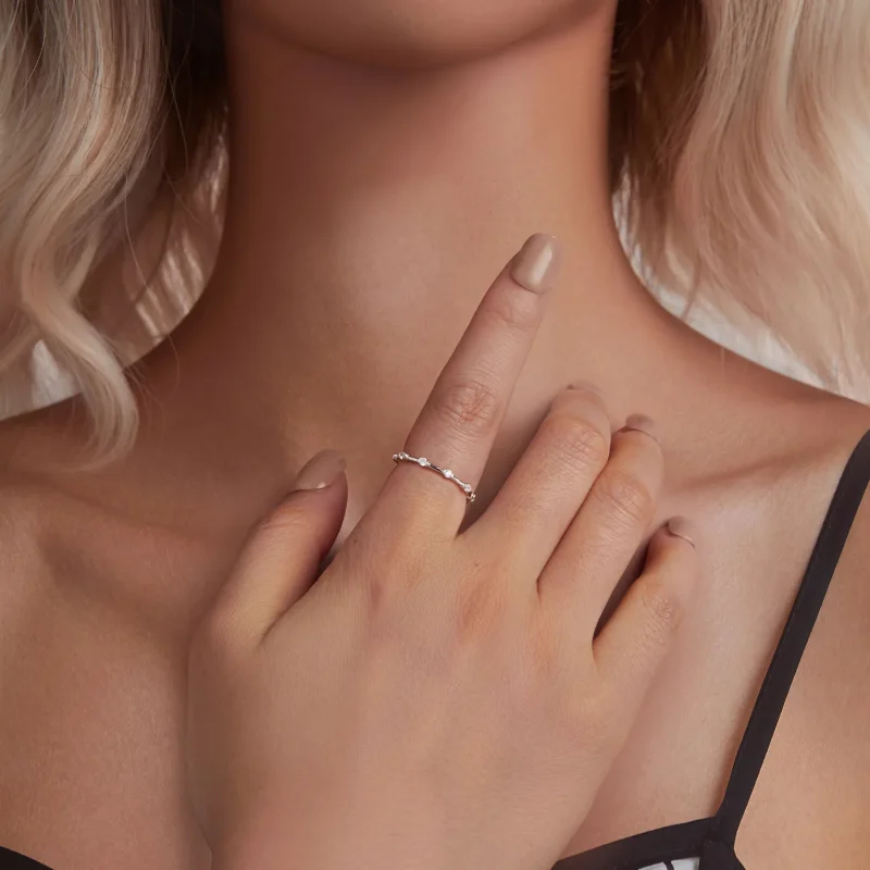 (kép) PANDORA Style Exquisite kis szimpla gyűrű - BSR576 - Megtekintés 6