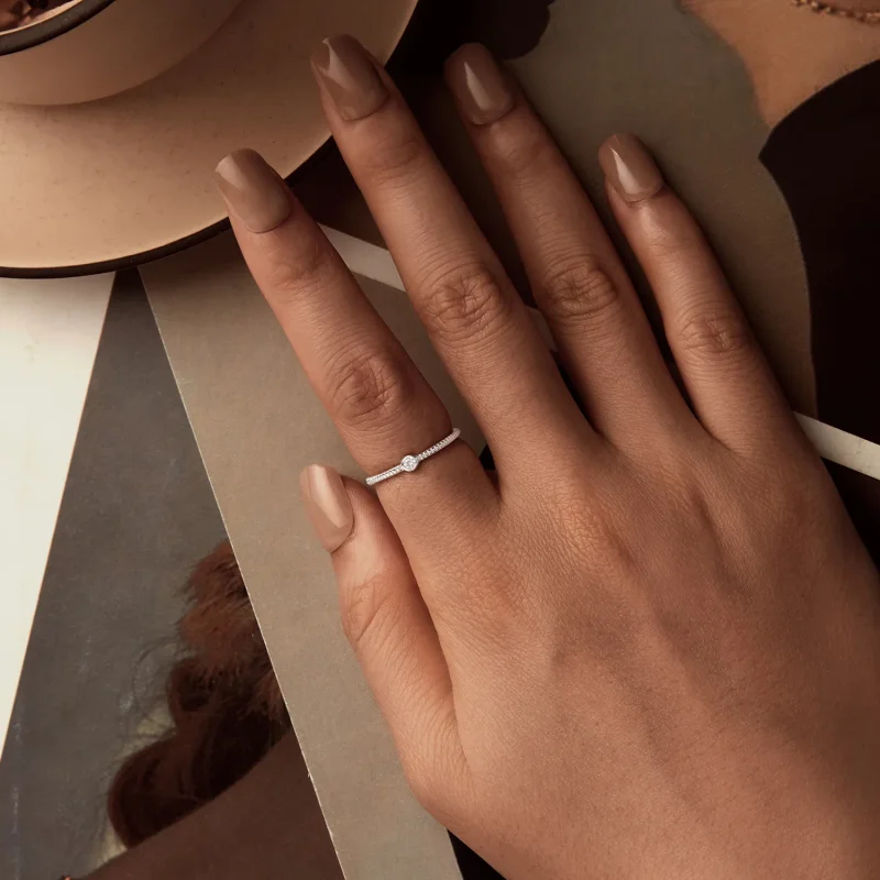 (kép) PANDORA Style Exquisite kis szimpla gyűrű - BSR577 - Megtekintés 4