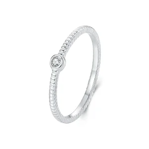 PANDORA Style Exquisite kis szimpla gyűrű - BSR577 (kép) PANDORA Style Exquisite kis szimpla gyűrű - BSR577