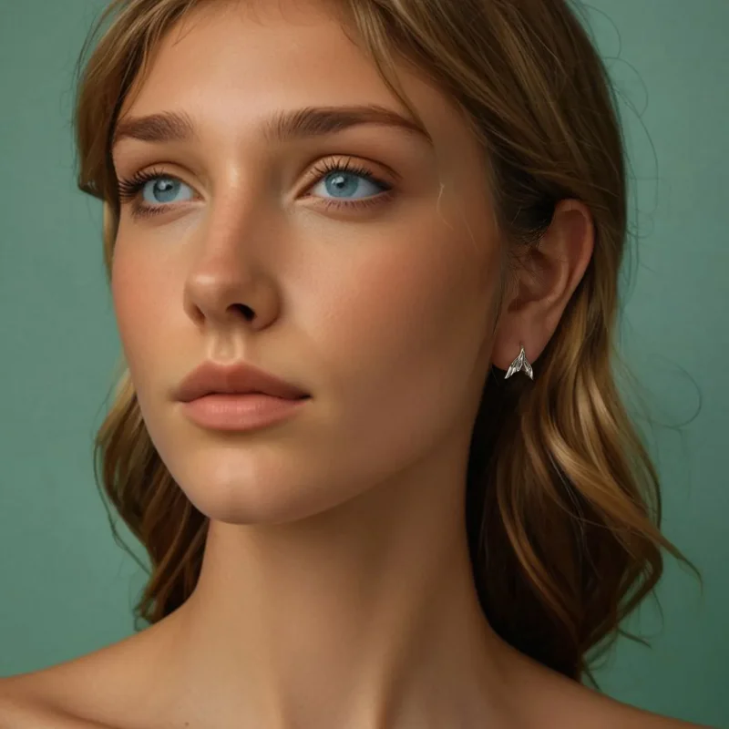 (kép) PANDORA Style Fishtail fülbevaló - SCE1807 - Megtekintés 7