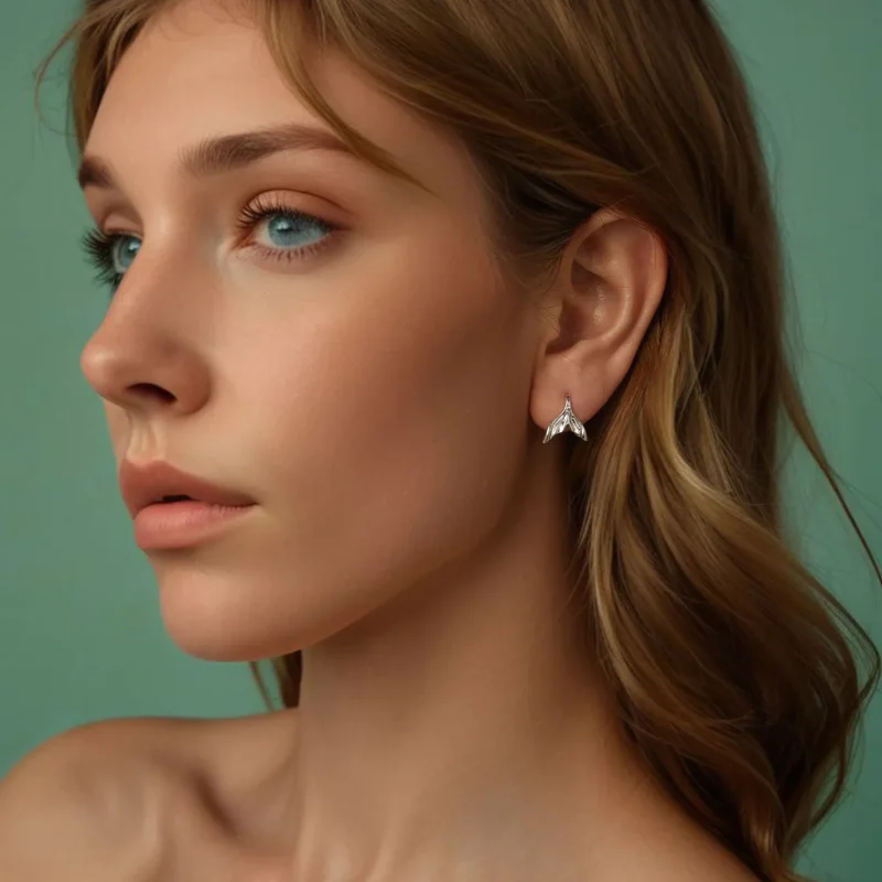 (kép) PANDORA Style Fishtail fülbevaló - SCE1807 - Megtekintés 8