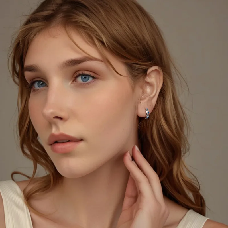 (kép) PANDORA Style Gravel fülbevaló - BSE1059 - Megtekintés 8