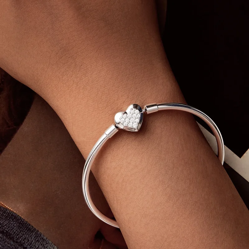 (kép) PANDORA Style Heart Basic karkötő - BSB192 - Megtekintés 3