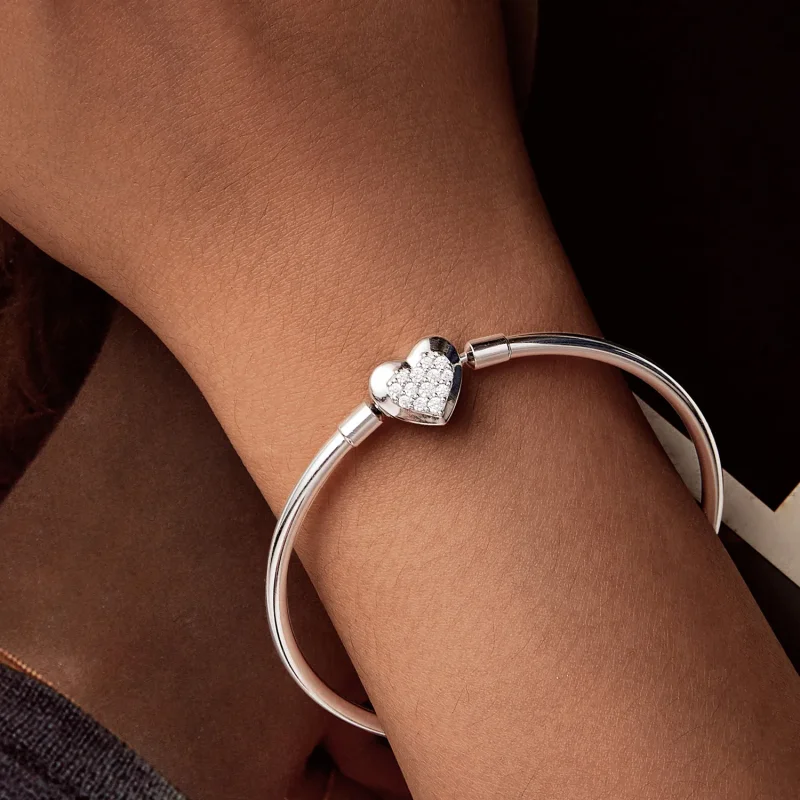 (kép) PANDORA Style Heart Basic karkötő - BSB192 - Megtekintés 5