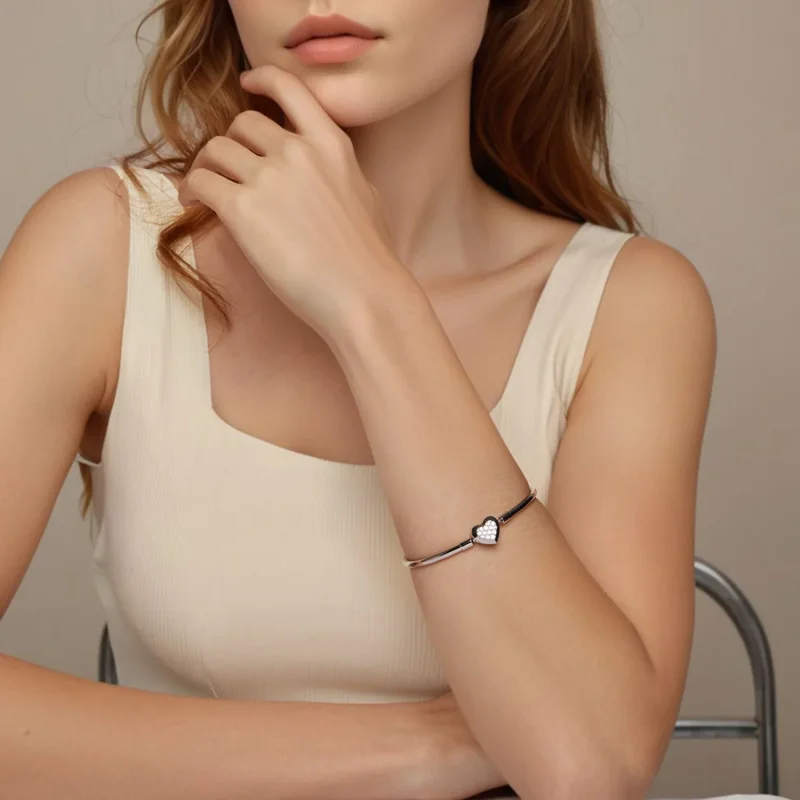 (kép) PANDORA Style Heart Basic karkötő - BSB192 - Megtekintés 7