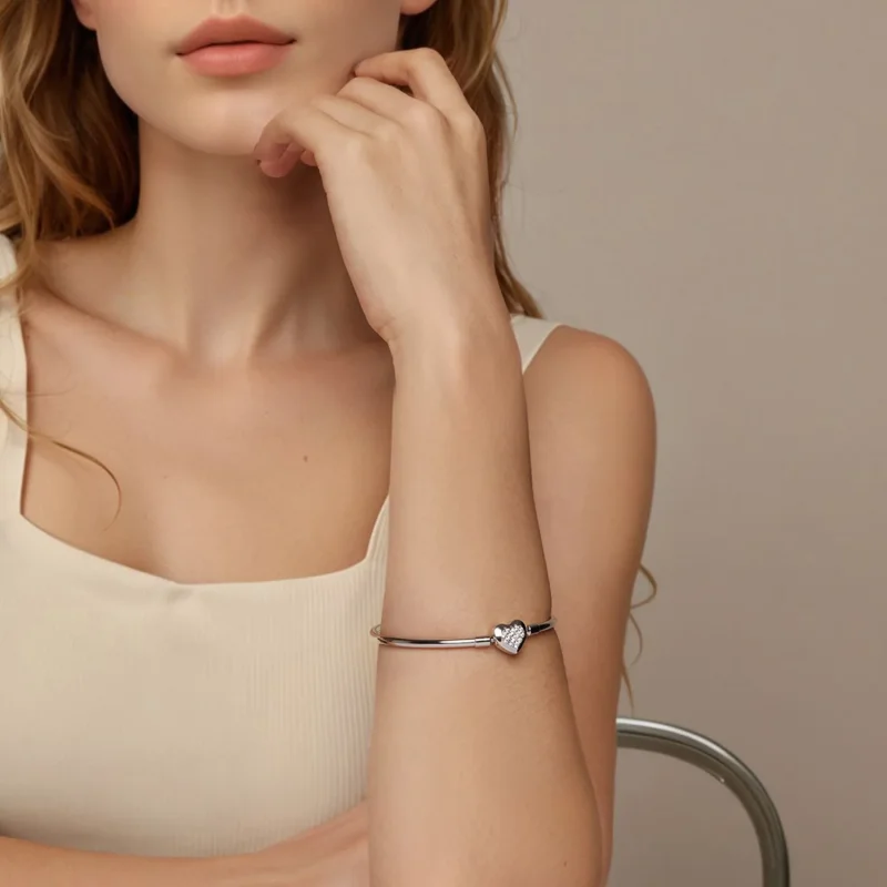 (kép) PANDORA Style Heart Basic karkötő - BSB192 - Megtekintés 8